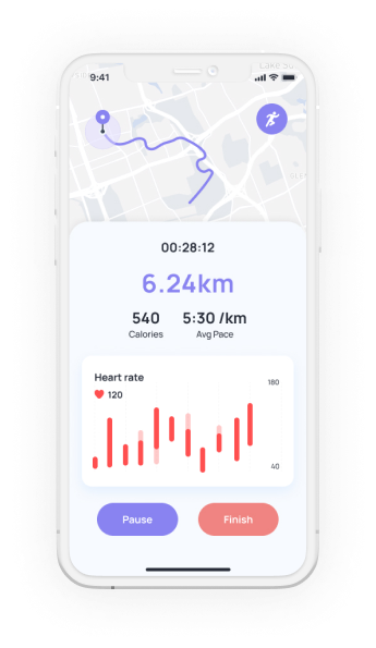 fitness app uikit